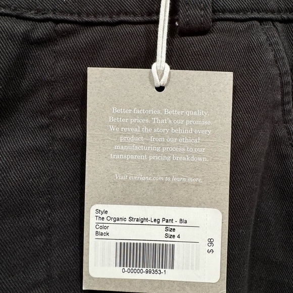 EVERLANE The Organic Straight-Leg Pant - Picture 9 of 9
